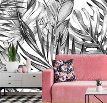 Load image into Gallery viewer, Tropical Plants (Black and White)